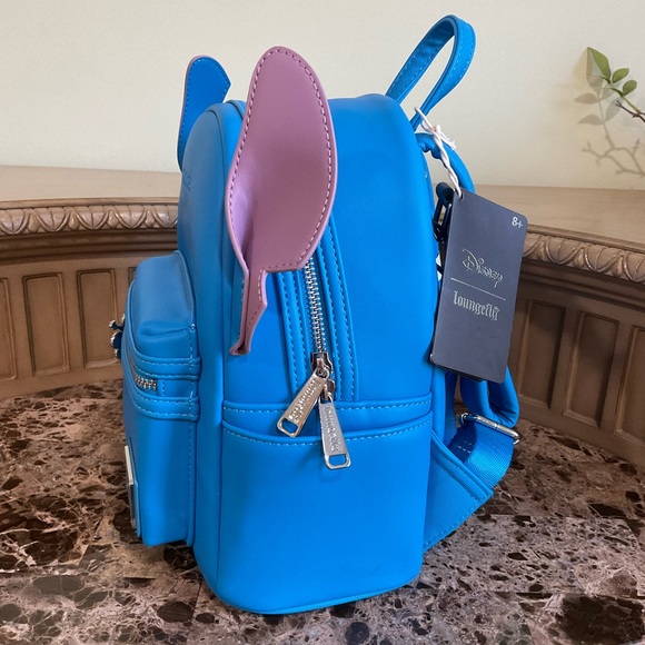 💕Disney Loungefly Blue STITCH Backpack - Picture 5 of 7